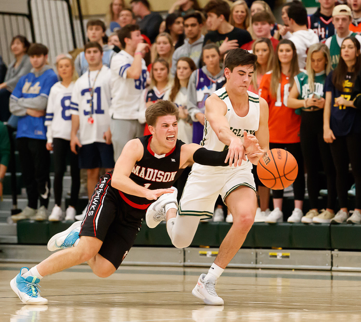 Langley vs. Madison boys basketball 10